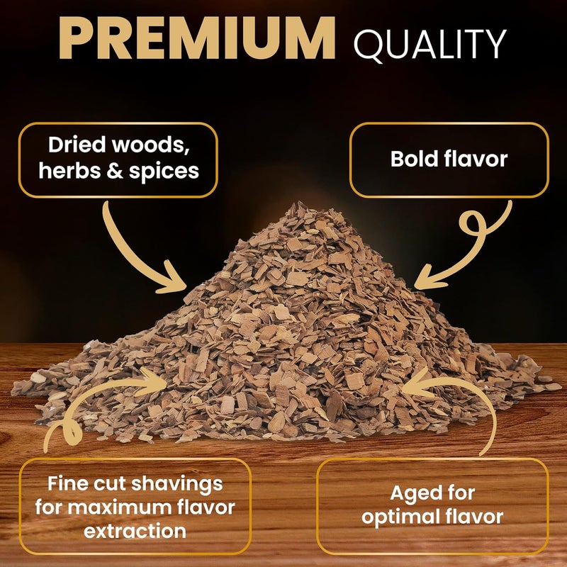 G Js Finest Cherry Wood Chips for Cocktail Smoker; Smoked Whiskey/Bourbon/Old Fashioned Drinks - Extra Fine Sawdust Shavings for Cocktail Smoking Guns, Smoke Box, BBQ - 5oz Gift Bag & Spoon By G&J's Finest - Image 4